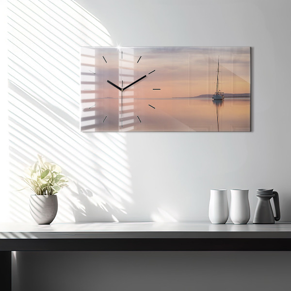 Horizontálne hodiny Jazero Balaton USA