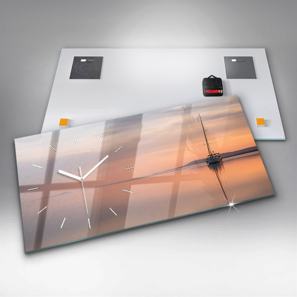 Horizontálne hodiny Jazero Balaton USA