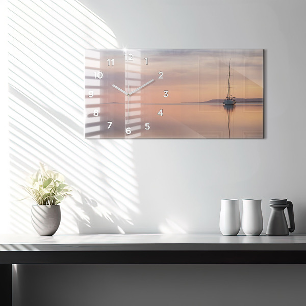 Horizontálne hodiny Jazero Balaton USA