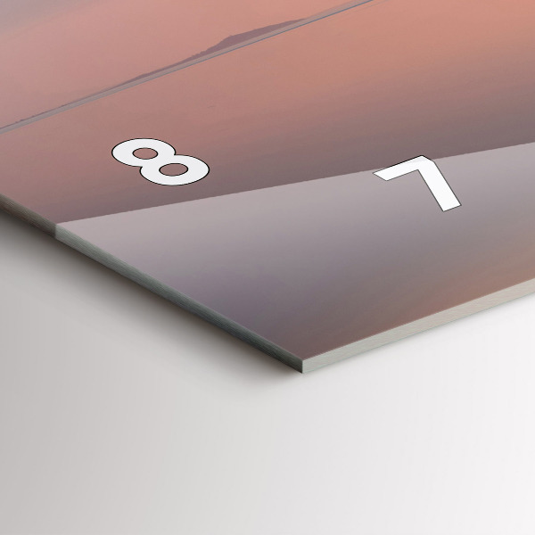 Horizontálne hodiny Jazero Balaton USA