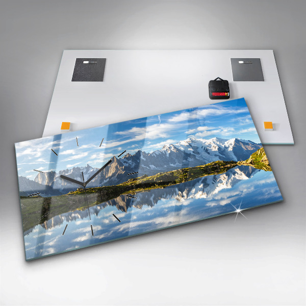 Horizontálne hodiny Údolie Chamonix, Francúzske Alpy