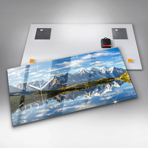 Horizontálne hodiny Údolie Chamonix, Francúzske Alpy