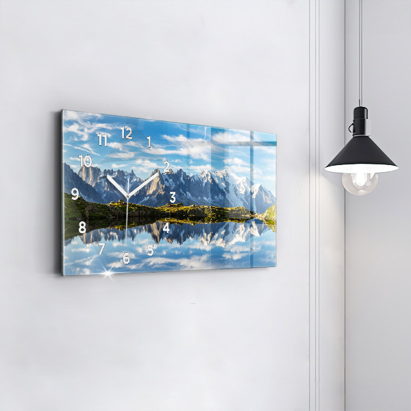 Horizontálne hodiny Údolie Chamonix, Francúzske Alpy