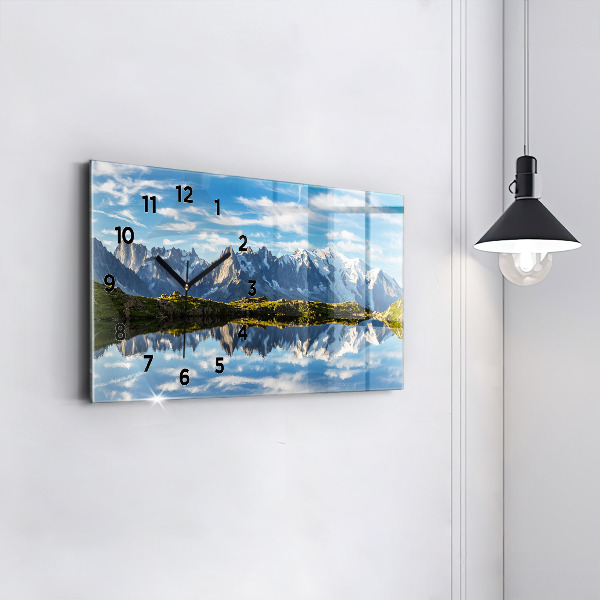 Horizontálne hodiny Údolie Chamonix, Francúzske Alpy