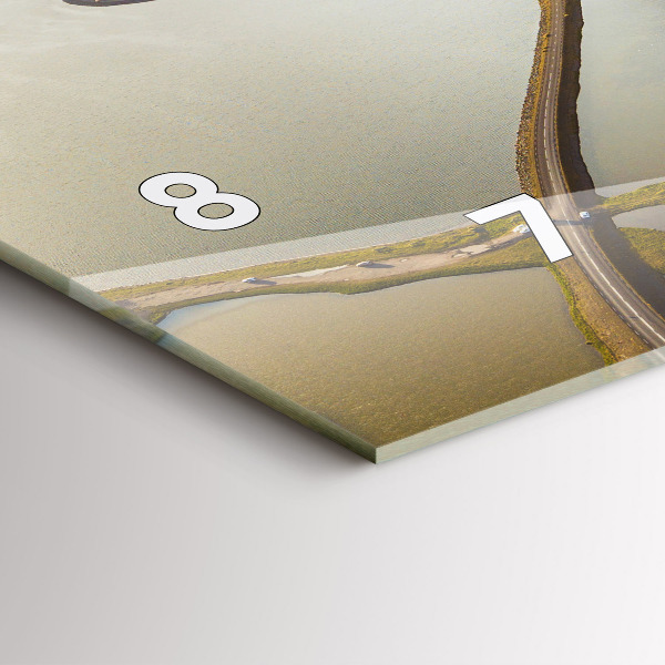 Horizontálne hodiny Cesta na Islande