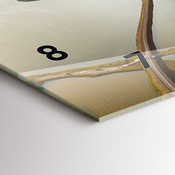 Horizontálne hodiny Cesta na Islande