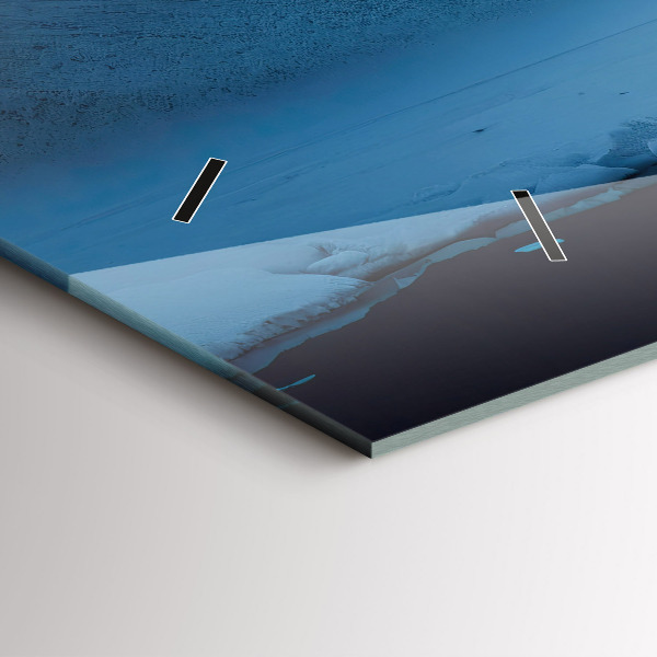 Horizontálne hodiny Stan v horách na Islande