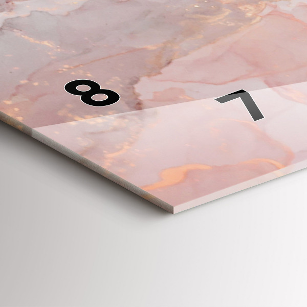 Horizontálne hodiny Textúra mramoru