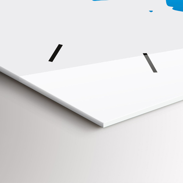 Horizontálne hodiny Mapa sveta