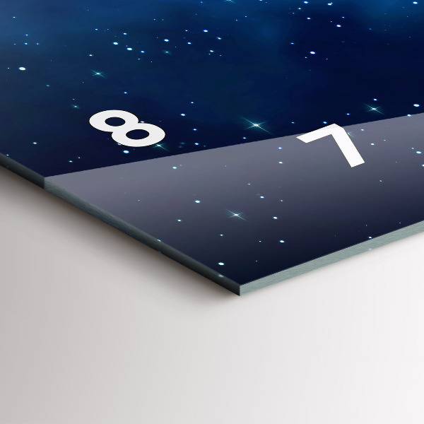 Horizontálne hodiny Hviezdy tmavej oblohy