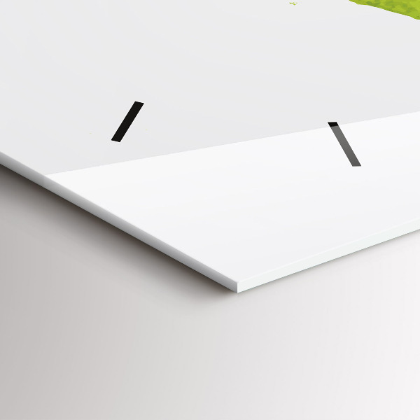 Horizontálne hodiny Akvarelová mapa sveta