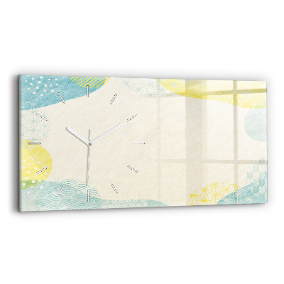 Horizontálne hodiny Rám so vzormi