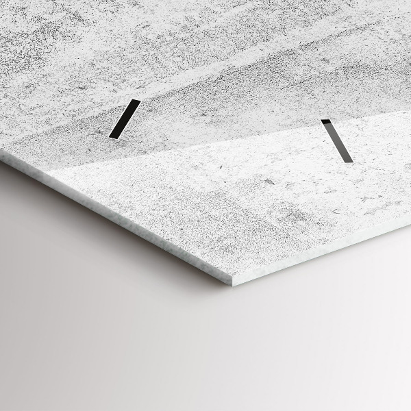 Horizontálne hodiny Betónová stena