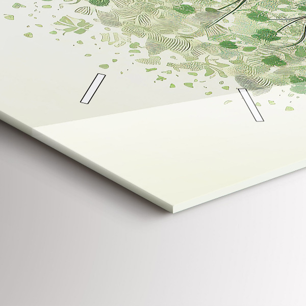 Horizontálne hodiny Veľký prírodný strom