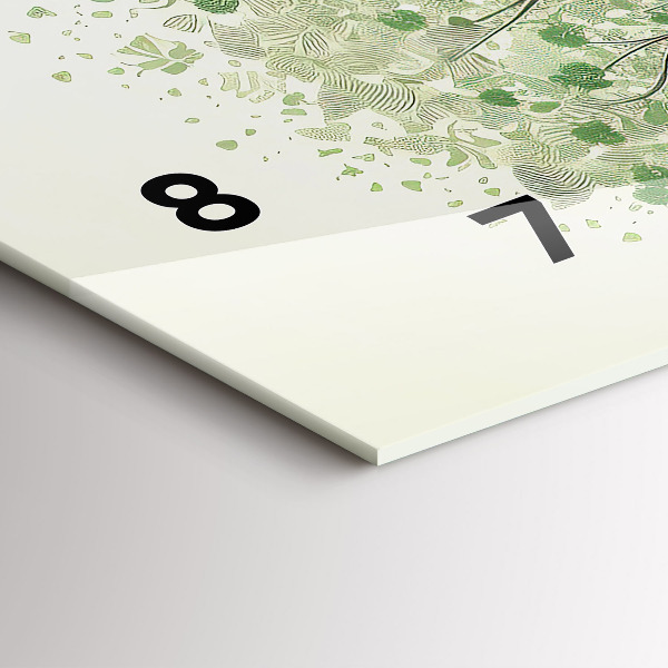 Horizontálne hodiny Veľký prírodný strom