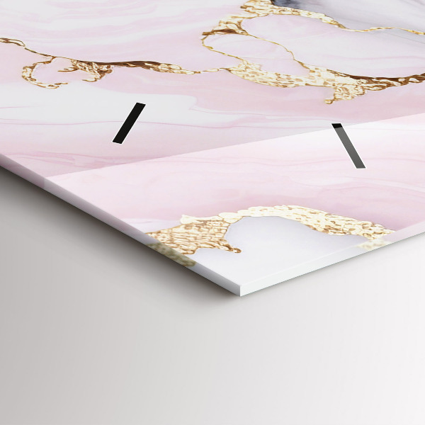 Horizontálne hodiny Mramor