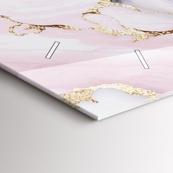 Horizontálne hodiny Mramor