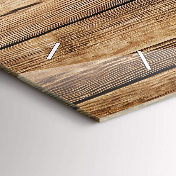 Horizontálne hodiny Drevené dosky