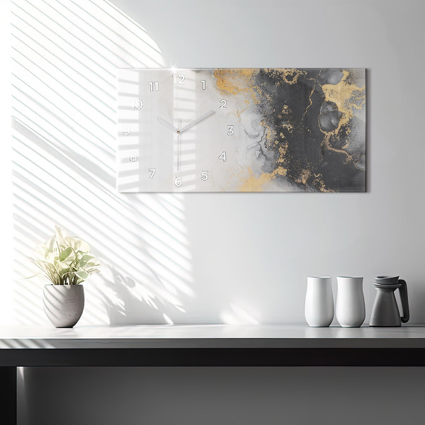 Horizontálne hodiny Mramorové umenie