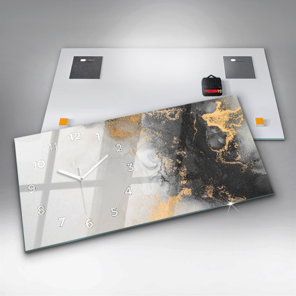 Horizontálne hodiny Mramorové umenie