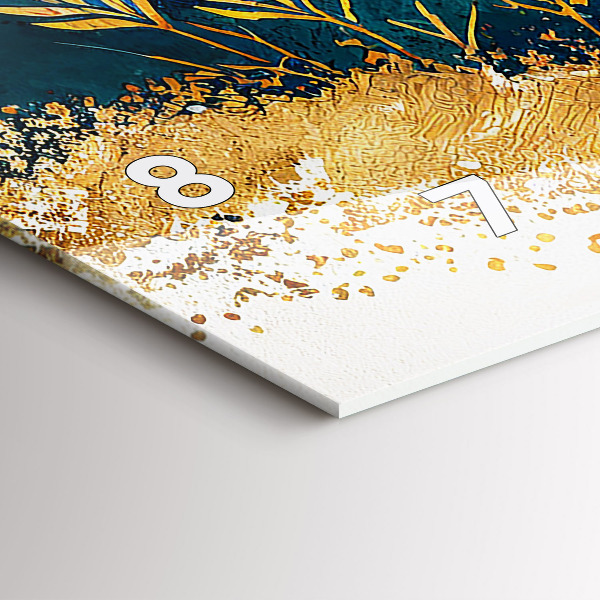 Horizontálne hodiny Horská krajina