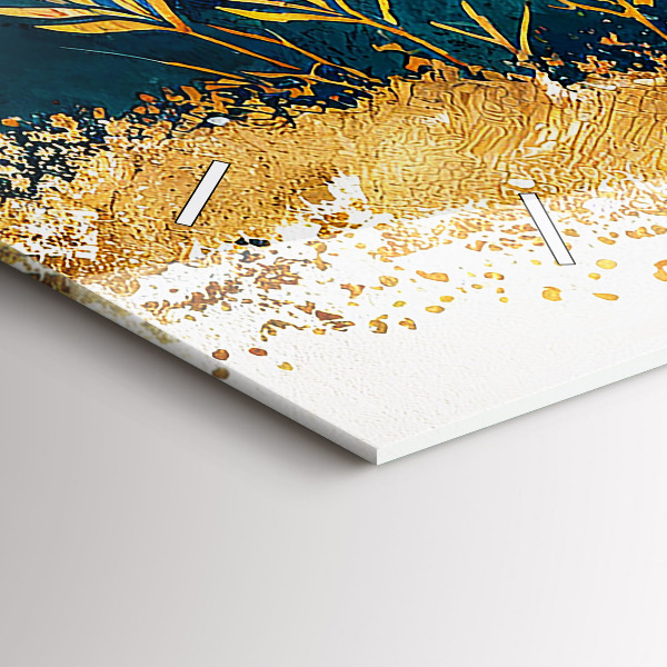 Horizontálne hodiny Horská krajina