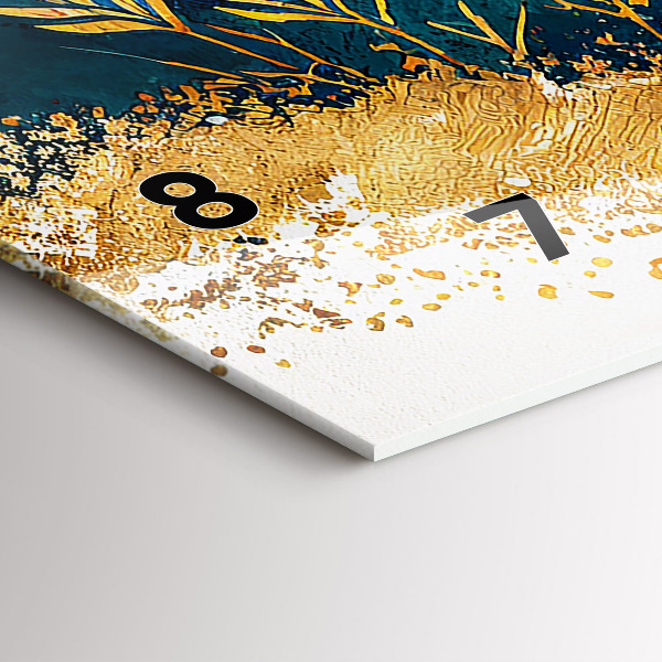 Horizontálne hodiny Horská krajina