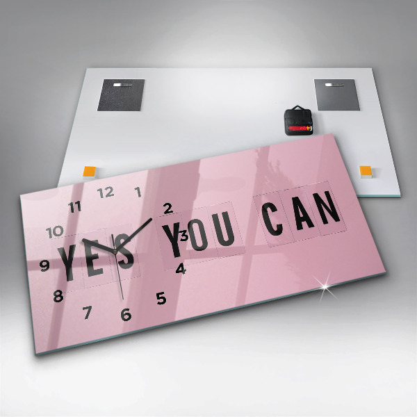 Horizontálne hodiny Áno, môžete