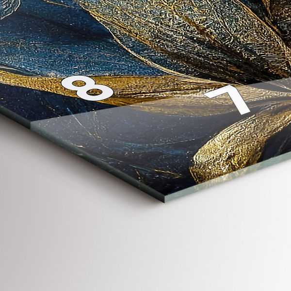 Horizontálne hodiny Dekoratívne kvety