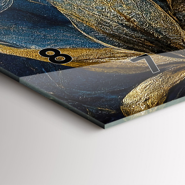 Horizontálne hodiny Dekoratívne kvety