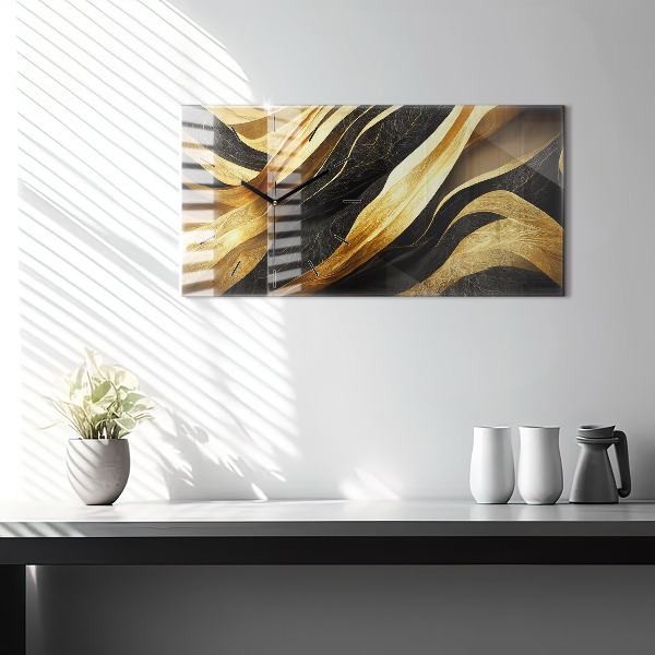 Horizontálne hodiny Elegantná abstrakcia