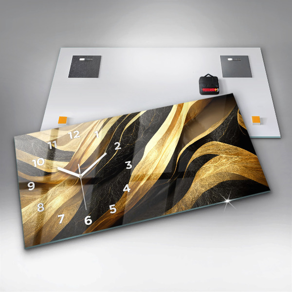 Horizontálne hodiny Elegantná abstrakcia