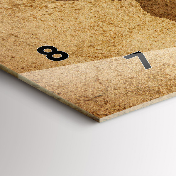 Horizontálne hodiny Vintage mapa sveta