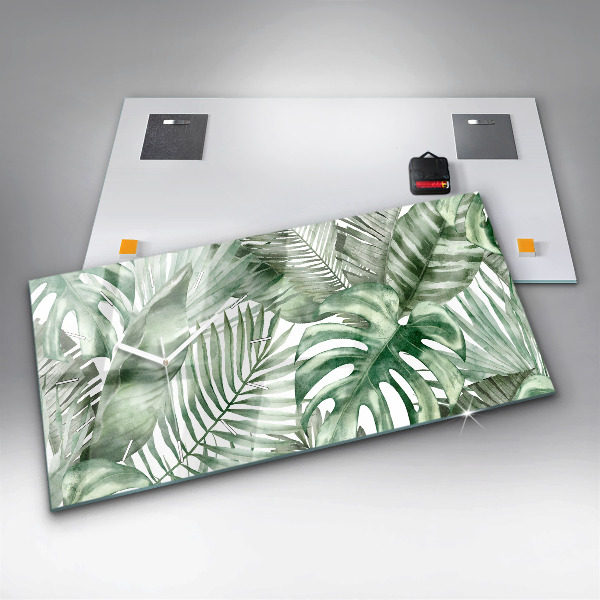 Horizontálne hodiny Listy rastlín