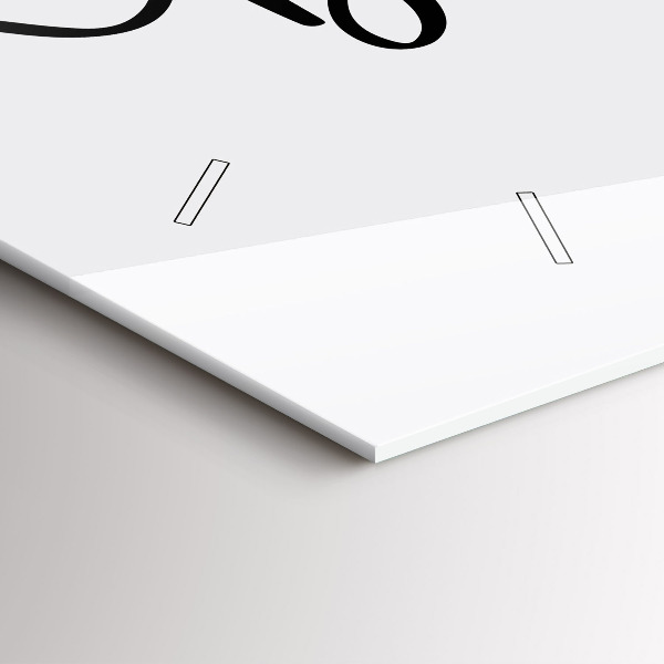 Horizontálne hodiny Nápis Bon voyage