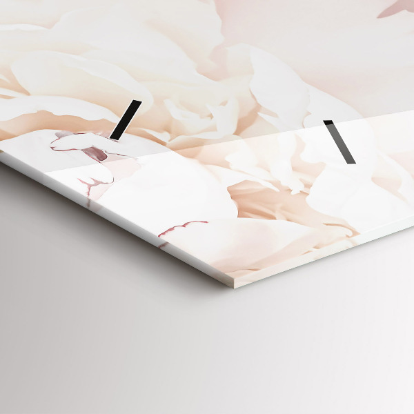 Horizontálne hodiny Kvety pivonky