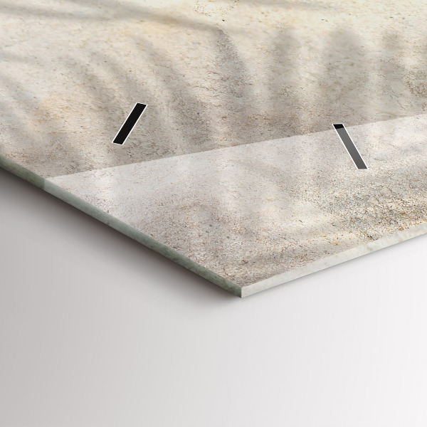 Horizontálne hodiny Tieň palmy v piesku