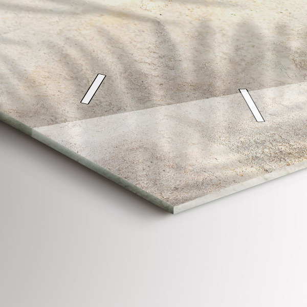 Horizontálne hodiny Tieň palmy v piesku