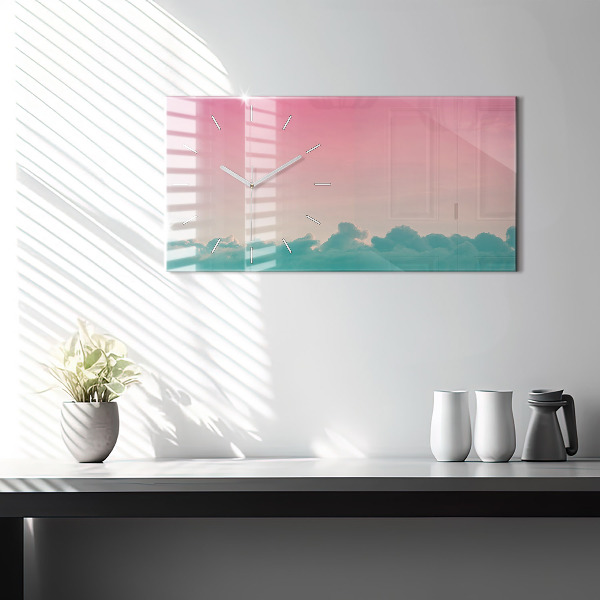 Horizontálne hodiny Prechodová obloha