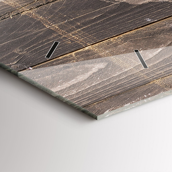 Horizontálne hodiny Mapa sveta na dreve