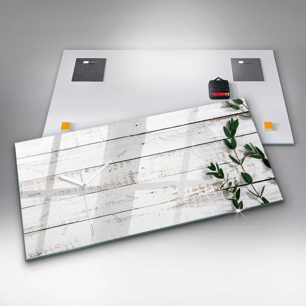 Horizontálne hodiny Drevené dosky