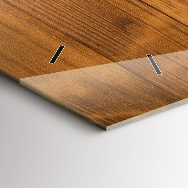 Horizontálne hodiny Drevené dosky