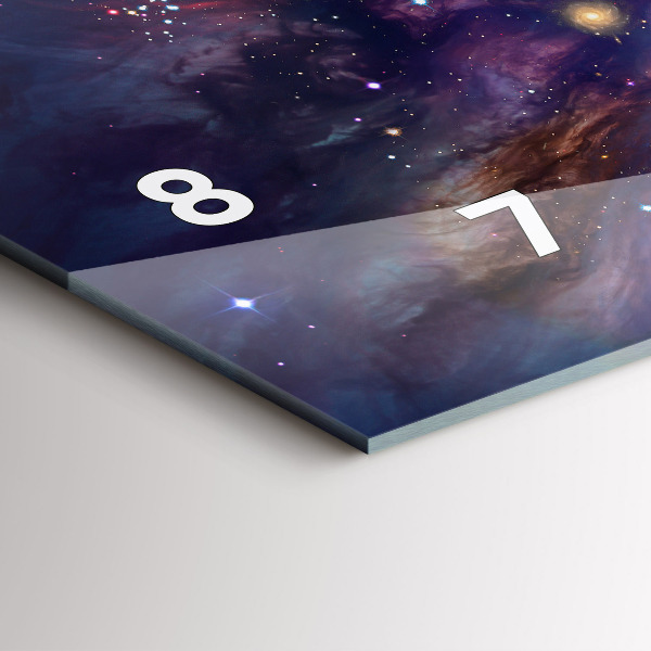 Horizontálne hodiny Svet galaxií