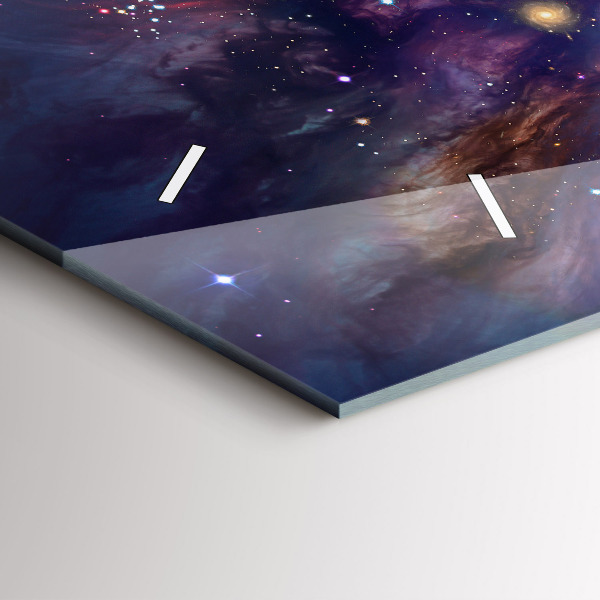 Horizontálne hodiny Svet galaxií