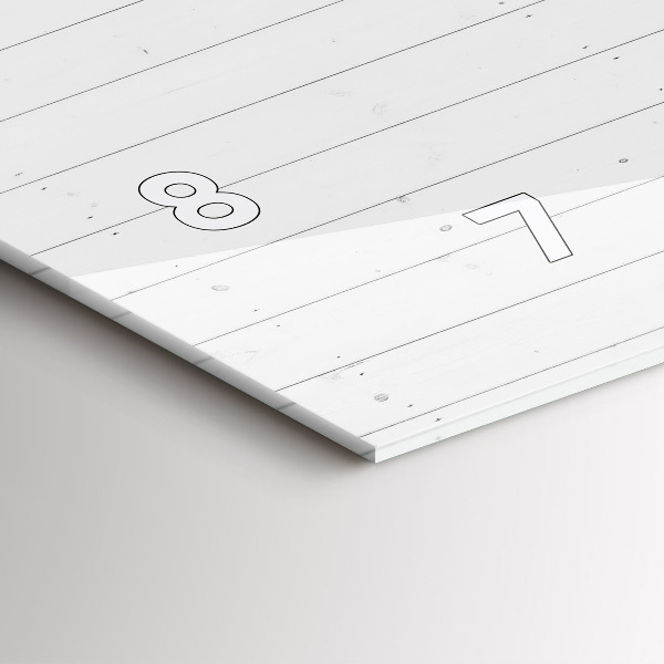 Horizontálne hodiny Vzor drevených panelov