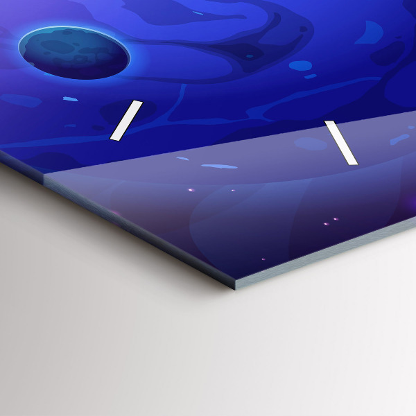 Horizontálne hodiny Galaxie planéty