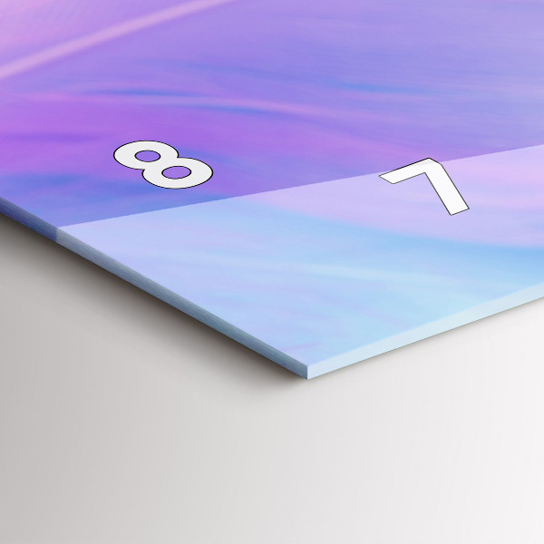 Horizontálne hodiny Farebné perie