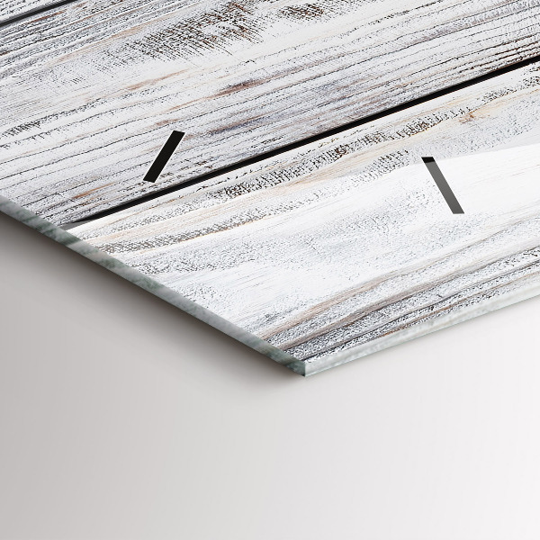 Horizontálne hodiny Maľované dosky