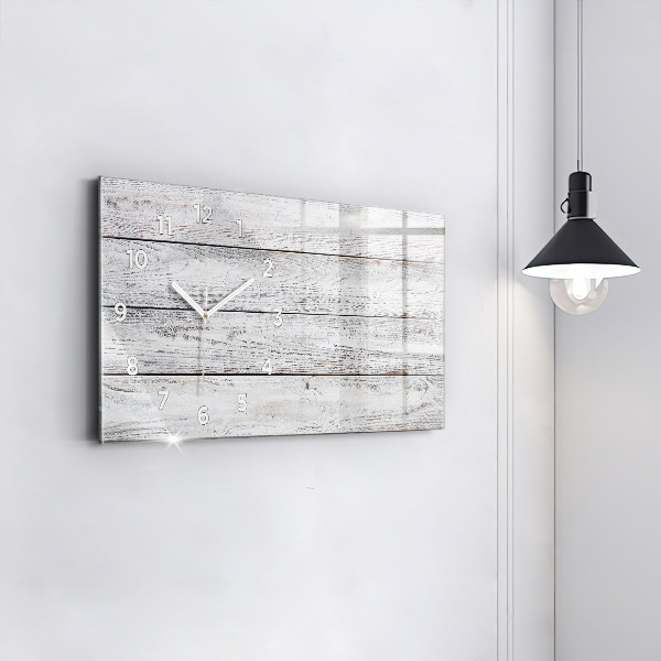 Horizontálne hodiny Maľované dosky
