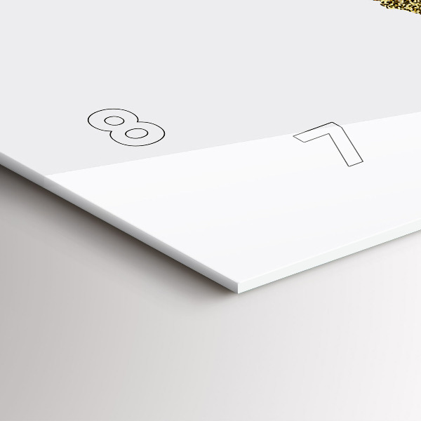 Horizontálne hodiny Mapa sveta